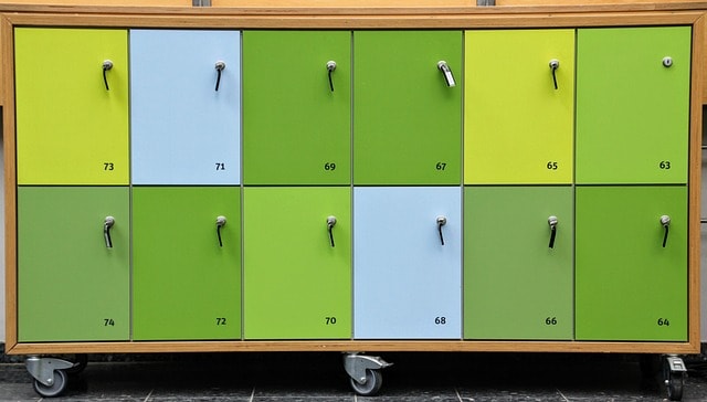 Integrity of portable numbered lockers