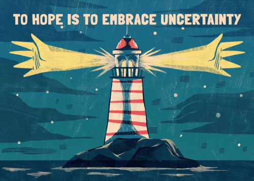 Hope lighthouse art